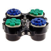 Z446-750-Swing Out Rotor with round buckets, 4 x 750ml, (Z446: 4,000rpm/3,434xg) (-K: 4,500rpm/4,346xg)
accepts 5/7ml up to 750ml tubes, requires inserts (see pdf literature for a full listing)